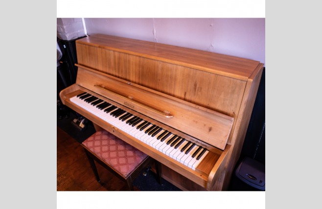 Used Ronisch Satin Teak Upright Piano Trade Price Bargain (SN:A64656) - Image 5